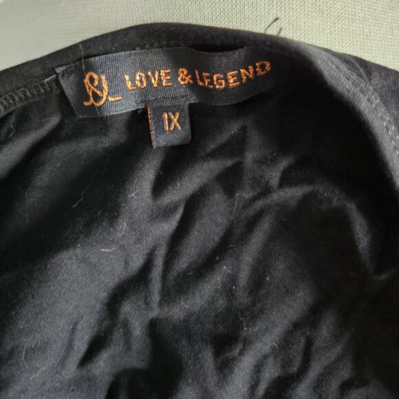 Women's 1XL Love & Legend T Shirt - Picture 2 of 2